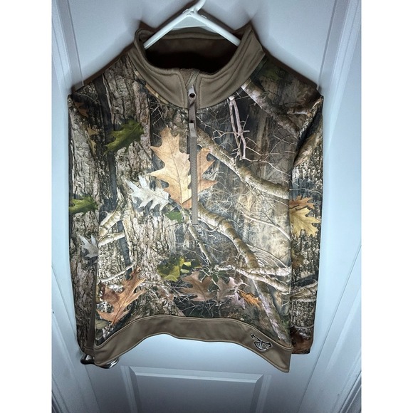 Cabela's Other - True Timber Camo Hunting Quarter Zip Pullover Sweatshirt Sz Mens Medium
